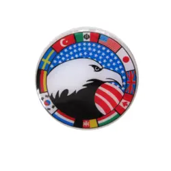 برچسب خودرو طرح 12 پرچم و عقاب