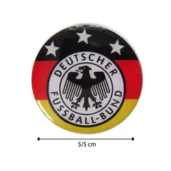 برچسب گرد خودرو طرح پرچم آلمان