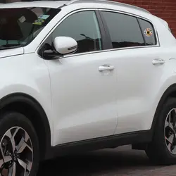 برچسب خودرو گرد طرح عقاب کد 6054 | زینو اسپرت