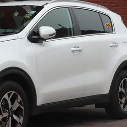 برچسب گرد خودرو طرح پرچم انگلیس کد 6060 | زینو اسپرت