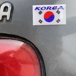 برچسب خودرو طرح پرچم کره کد 8055 | زینو اسپرت