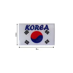 برچسب خودرو طرح پرچم کره کد 8055 | زینو اسپرت