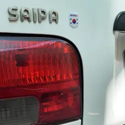 برچسب خودرو طرح پرچم کره کد 8071 | زینو اسپرت