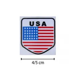 برچسب شیشه خودرو طرح آمریکا سایز کوچک کد 9026 | زینو اسپرت