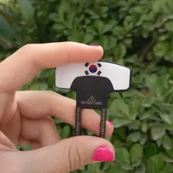 قطع کننده بوق هشدار دهنده کمربند خودرو طرح پرچم کره کد 0053