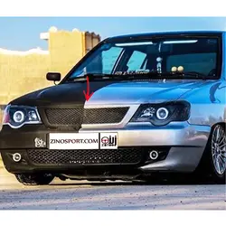 جلو پنجره طرح تور لاکی مناسب پراید 111 و پراید 132 کد 0219 مجموعه 4 عددی | زینو اسپرت