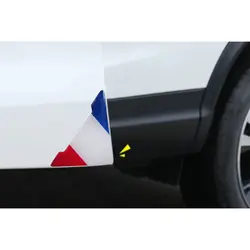 ضربه گیر درب خودرو طرح پرچم فرانسه مجموعه 2 عددی کد7485 | زینو اسپرت