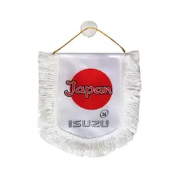 آویز پرچم ژاپن جلو خودرو کد 0023 | زینو اسپرت