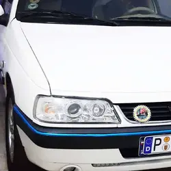 آرم فلزی کنگره ای جلو پنجره خودرو کد 0288 | زینو اسپرت