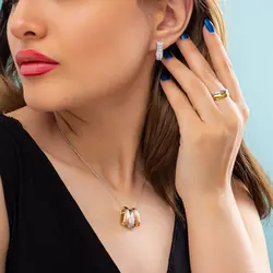 نیم ست اسپرت سه رنگ ۴۱۱۳۰۳