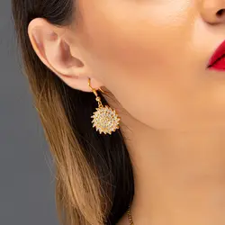 نیم ست دوبل نگین دار طرح جواهر ۴۱۱۲۶۱