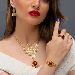 ست کامل دوبل عقیق ۴۱۱۲۵۷