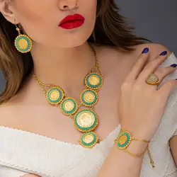 ست کامل دوبل سکه طرح طلا ۴۱۱۲۵۳