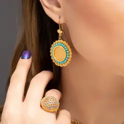 ست کامل دوبل سکه طرح طلا ۴۱۱۲۵۳