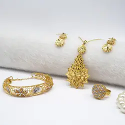 ست کامل طرح طلا گلدار ۴۱۰۵۸