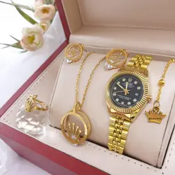 ست کامل ساعت زنانه ROLEX