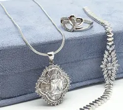 ست اتریشی نقره ای