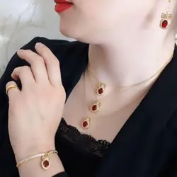 ست دوبل اتریشی قرمز40182