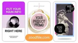 پروژه آماده افترافکت استوری اینستاگرام شاپ