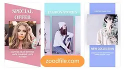 پروژه آماده افترافکت استوری اینستاگرام پاستیلی