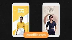 پروژه آماده پریمیر استوری اینستاگرام انتزاعی