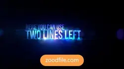 پروژه آماده پریمیر تایتل خطی