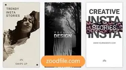 پروژه آماده افترافکت استوری اینستاگرام ترند