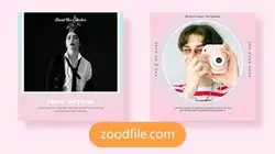 پروژه آماده افترافکت پست اینستاگرام آرایشی