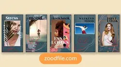 پروژه آماده افترافکت استوری اینستاگرام هنری