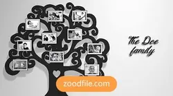 پروژه آماده افترافکت عکس شجره نامه