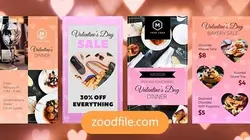 پروژه آماده پریمیر استوری اینستاگرام ولنتاین