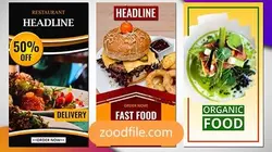 پروژه آماده افترافکت استوری اینستاگرام کافه