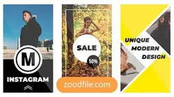 پروژه آماده پریمیر استوری اینستاگرام فروشگاهی