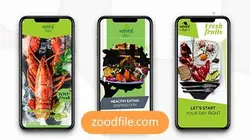 پروژه آماده افترافکت استوری اینستاگرام رژیم