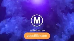 پروژه آماده پریمیر لوگو ذرات
