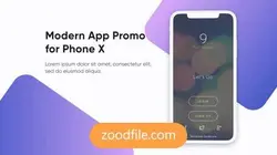 پروژه آماده افترافکت معرفی اپلیکیشن مینیمال