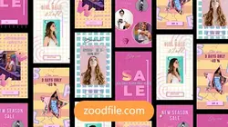 پروژه آماده افترافکت استوری اینستاگرام باربی