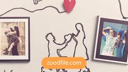 پروژه آماده پریمیر موشن گرافیک عکس عشق
