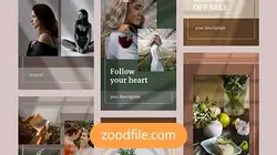 پروژه آماده پریمیر موشن گرافیک اینستاگرام سایه