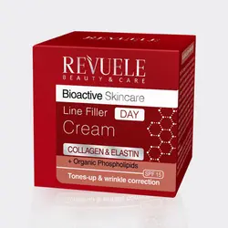 کرم روز ضد پیری و کلاژن ساز ریول RevueleRevuele bioactive skincare line filler Day cream
