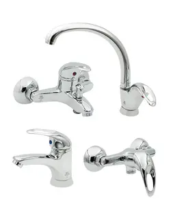 ست چهار تکه شیرآلات چارسو مدل نارون