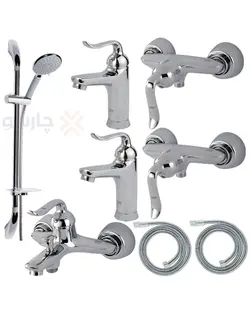 ست هشت تکه کسری مدل رابین کروم