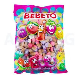 پاستیل بستنی قیفی ببتو BEBETO وزن 1 کیلویی