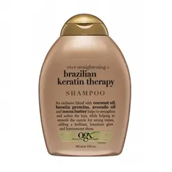 شامپو او جی ایکس بدون سولفات تقویت و صاف کننده کراتین تراپی Ogx حجم 385 میل