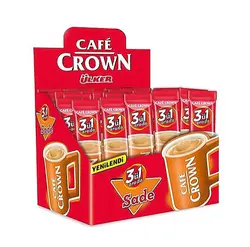 کافی میکس 3 در 1 بسته 40 عددی کافه کراون اولکر ULKER cafe crown 3in1 arada sade (ضمانت اصالت کالا)