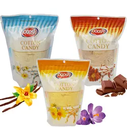 پشمک وانیل کاکائو زعفرانی دوستی - 350 گرم مجموعه 3عددی