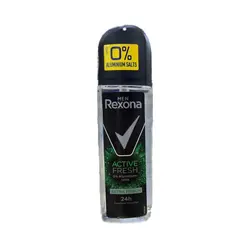 اسپری مایع ادکلنی رکسونا اروپایی مردانه (Active Fresh) بدون آلومینیوم (75 میلی لیتر)