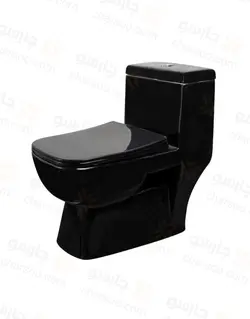 توالت فرنگی گاتریا مدل ساترون مشکی درجه ۲