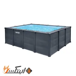 استخر پیش ساخته فایبرگلاس مستطیلی اینتکس 26396