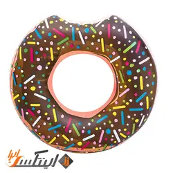 حلقه شنا بادی طرح دونات شکلاتی